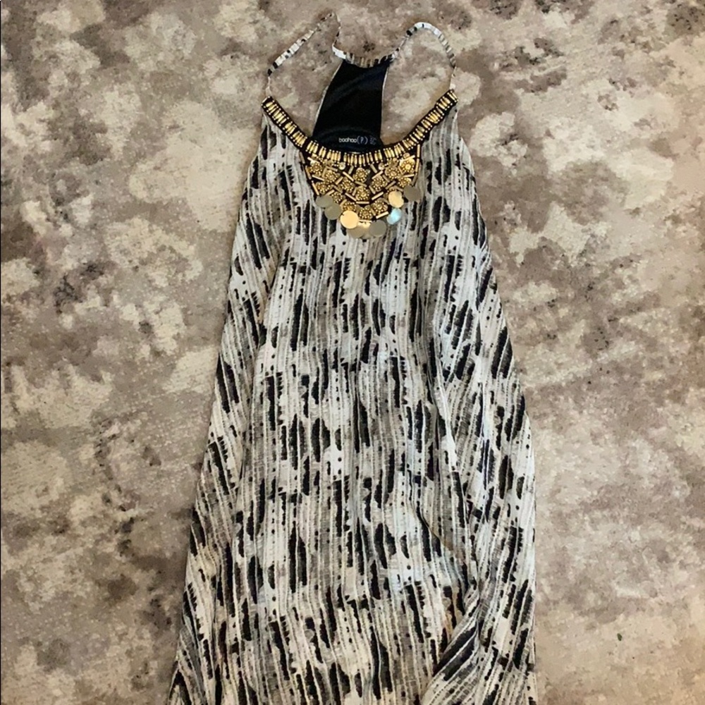 Boohoo Petite Racerback Maxi Dress